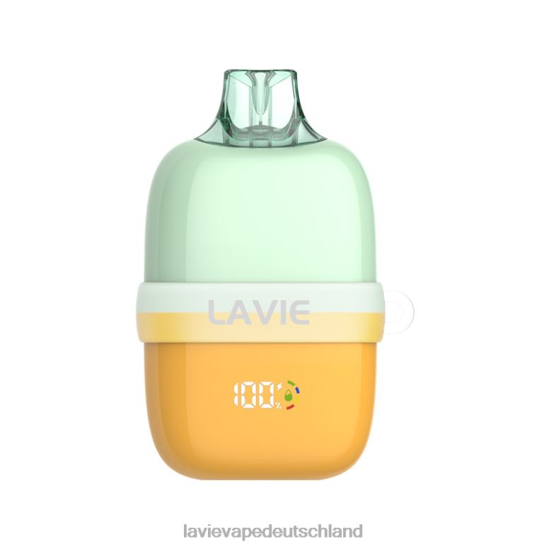 orangefarbenes Eis