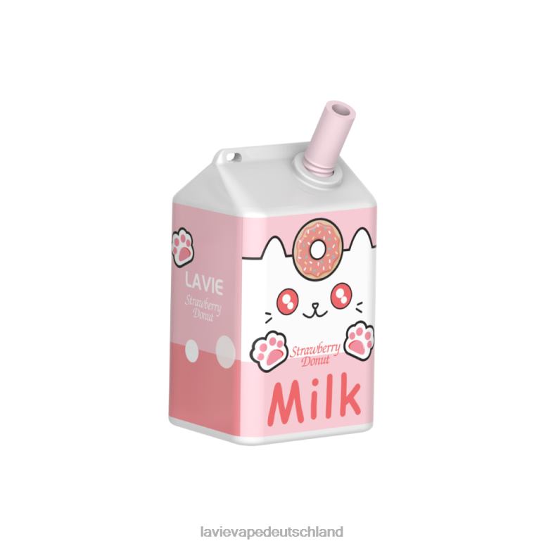 Erdbeerdonut LAVIE MILK 7000 Züge 8J6P0177 | Lavie Vape Deutschland